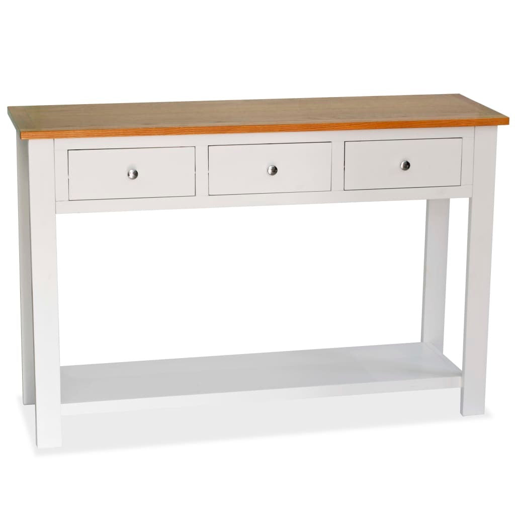 Console Table White and brown