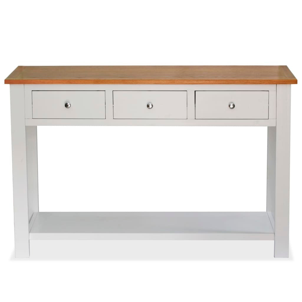 Console Table White and brown