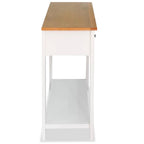 Console Table White and brown
