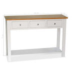 Console Table White and brown