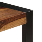 Coffee Table Brown Solid Acacia wood, Powder-Coated Steel