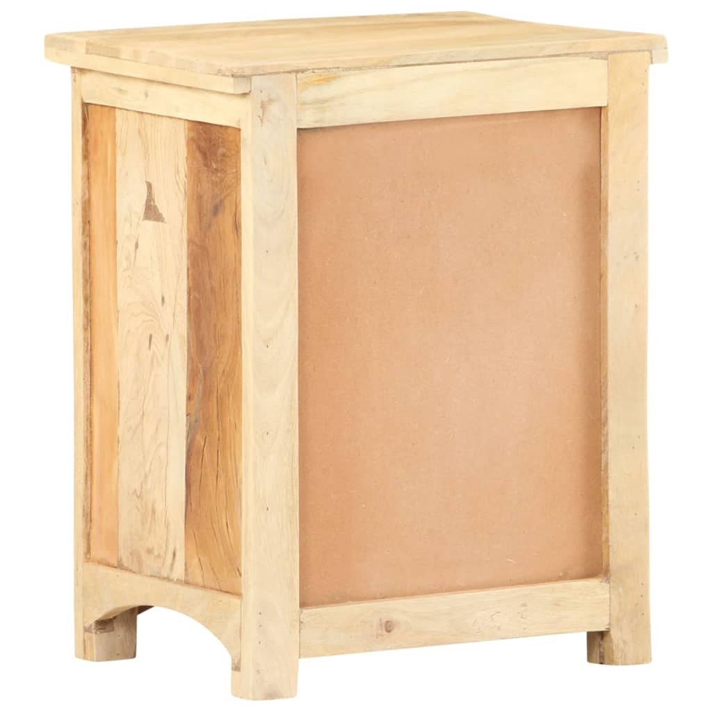 Bedside Cabinet Multicolor Solid reclaimed wood, mango wood, MDF