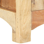 Bedside Cabinet Multicolor Solid reclaimed wood, mango wood, MDF
