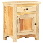 Bedside Cabinet Multicolor Solid reclaimed wood, mango wood, MDF
