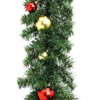Christmas Garland Green, Gold, Red PVC 16.4 feet