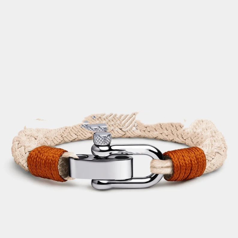Nautical Stainless Steel U-Shaped Buckle Bracelet – Cross-Border Wholesale
