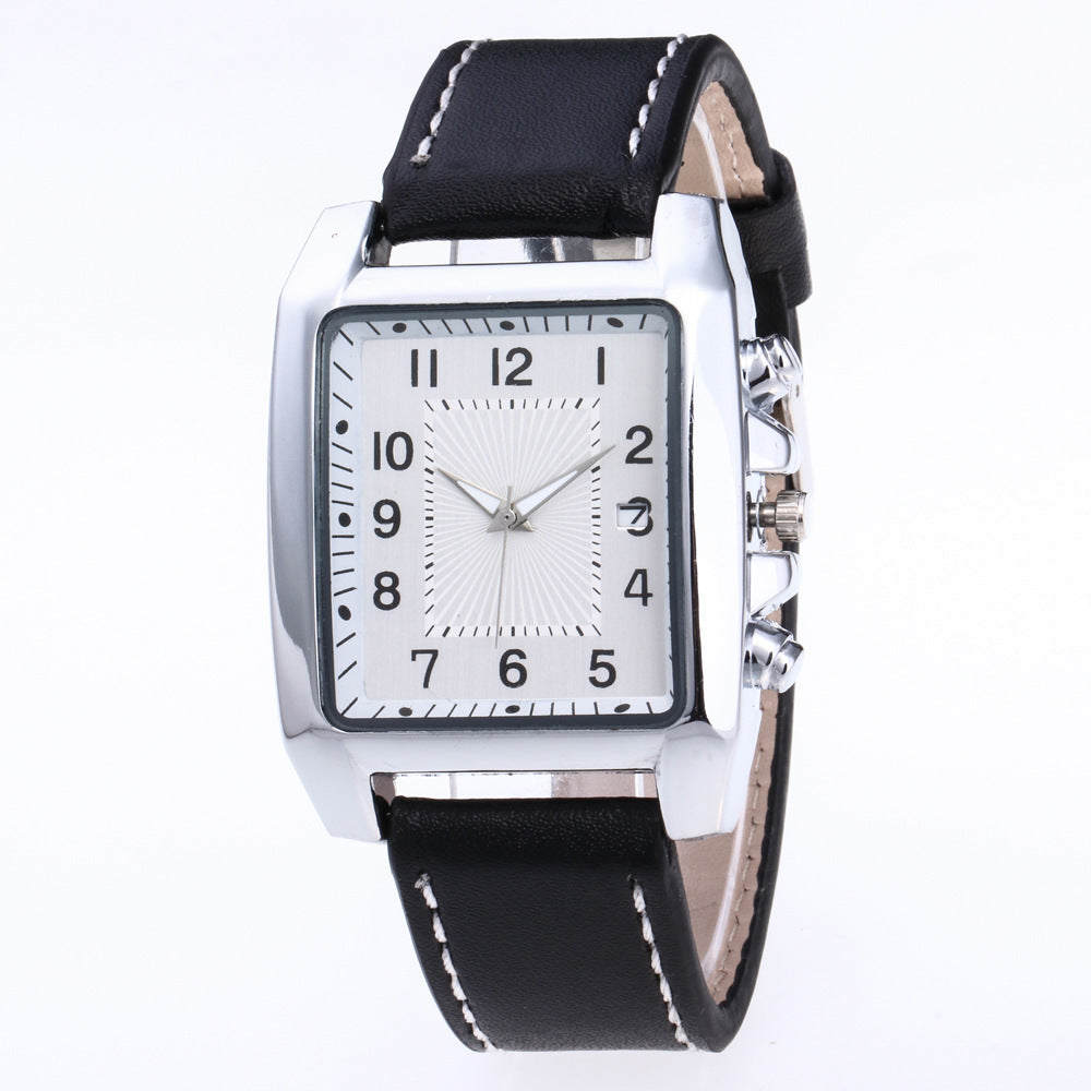 Men’s Stylish Square Dial Fashion Watch