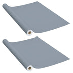 Furniture Film Grey PVC 196.9 x 35.4 in Adjustable Armrests