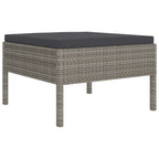 Garden Furniture Set Grey PE rattan Medium Modular
