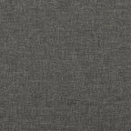 Bed Frame Dark Gray Polyester, Plywood, Engineered Wood Twin