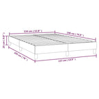 Bed Frame Light grey