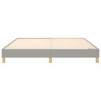 Bed Frame Light Grey 100% Polyester, Plywood, Engineered Wood