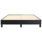 Bed Frame Black Faux leather, plywood, engineered wood Double