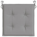 Chair Cushion Set of 6 Grey