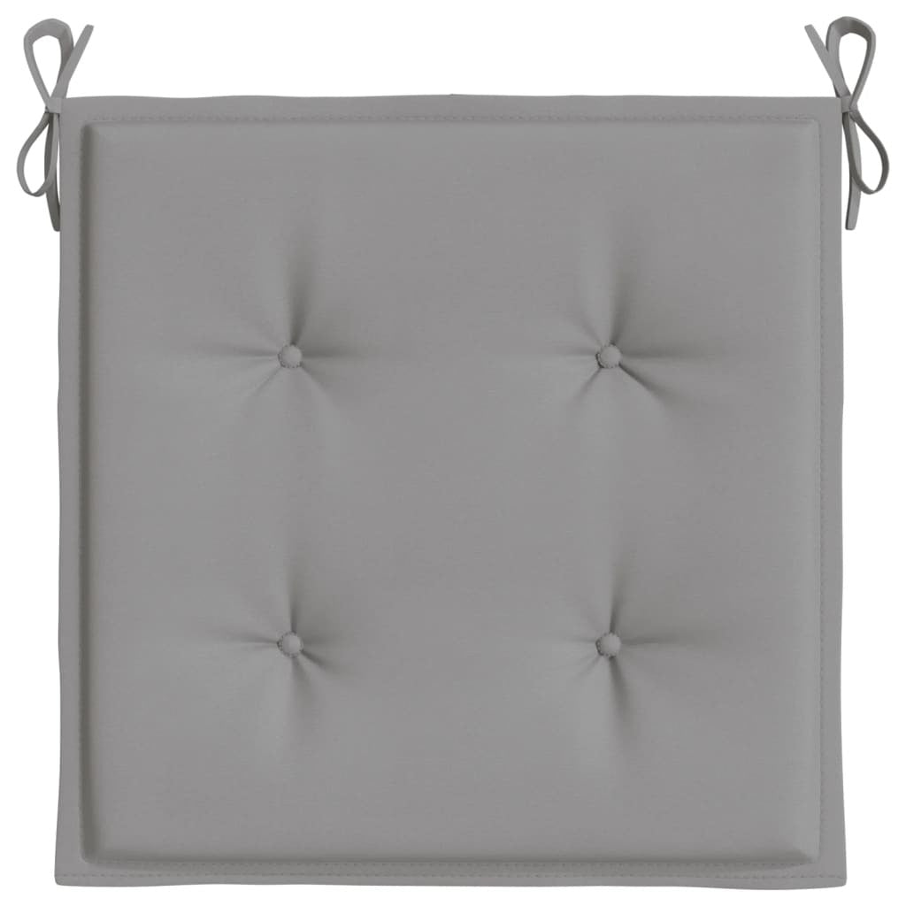 Chair Cushion Set of 6 Grey