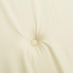 Chair Cushion Set of 2 Cream Oxford fabric (100% polyester) Small