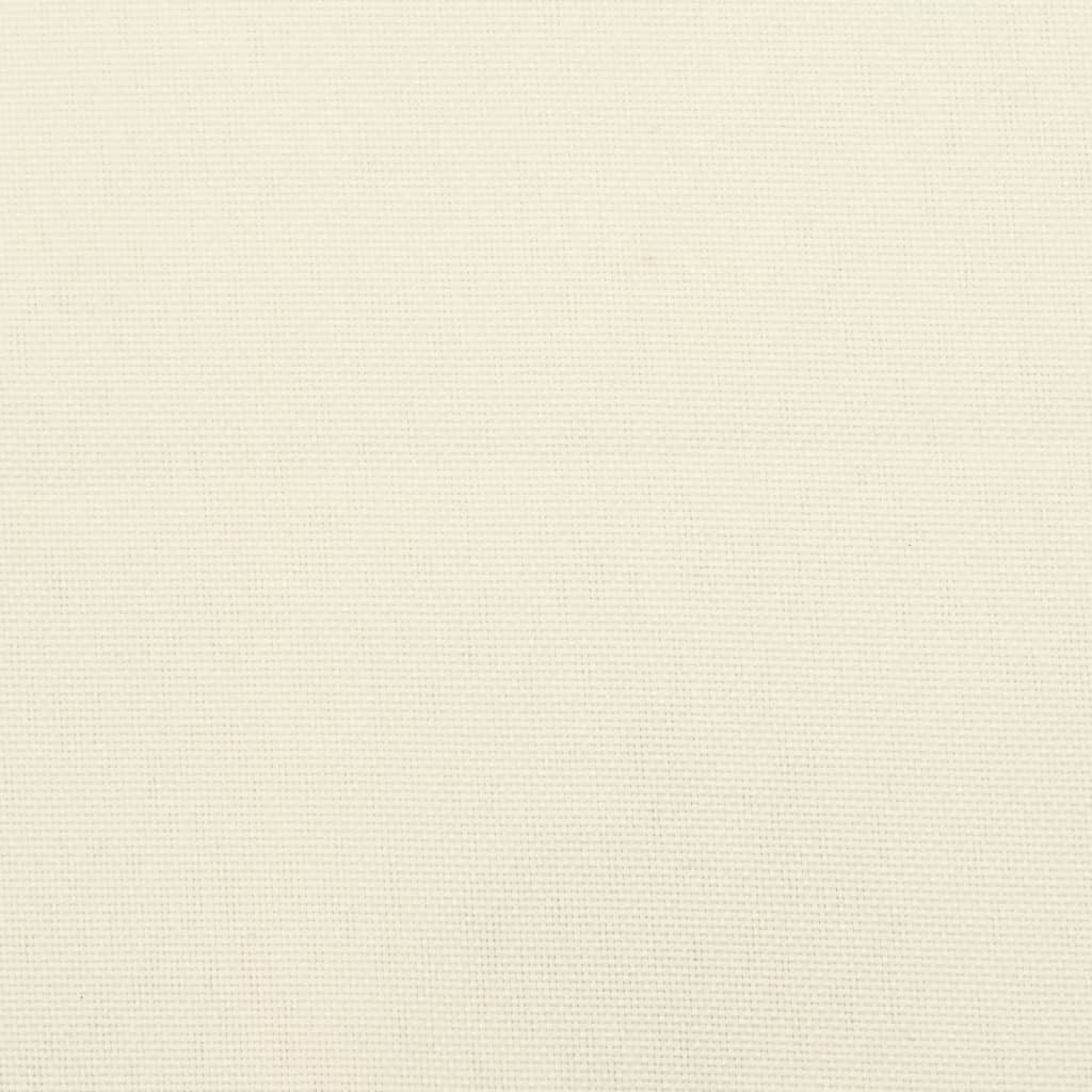 Chair Cushion Set of 2 Cream Oxford fabric (100% polyester) Small