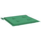 Chair Cushion Set of 2 Green Oxford fabric (100% polyester)