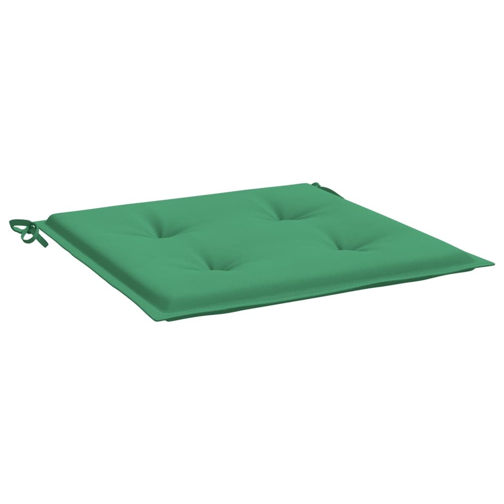 Chair Cushion Set of 2 Green Oxford fabric (100% polyester)