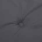 Chair Cushion Set of 4 Anthracite Oxford fabric (100% polyester)