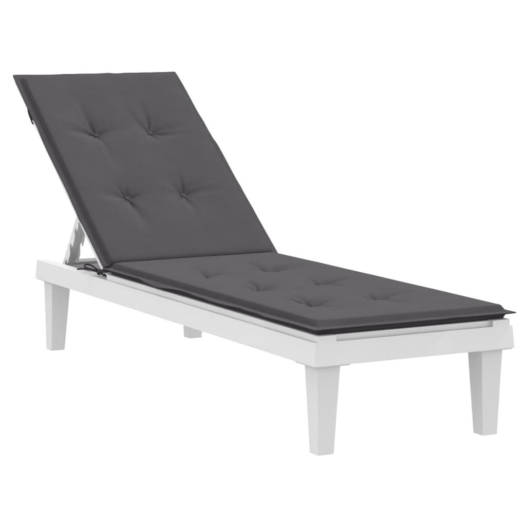 Deck Chair Cushion Anthracite Oxford fabric (100% polyester)