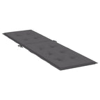 Deck Chair Cushion Anthracite Oxford fabric (100% polyester)