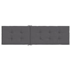 Deck Chair Cushion Anthracite Oxford fabric (100% polyester)