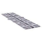 Deck Chair Cushion Gray check Oxford fabric (100% polyester)