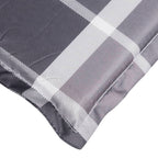 Deck Chair Cushion Gray check Oxford fabric (100% polyester)