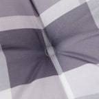 Deck Chair Cushion Gray check Oxford fabric (100% polyester)