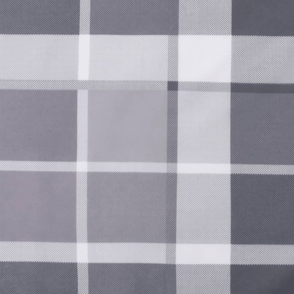 Deck Chair Cushion Gray check Oxford fabric (100% polyester)