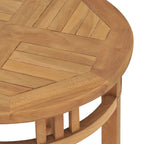 Bistro Table Teak Solid Teak wood Small Durable Bistro Table