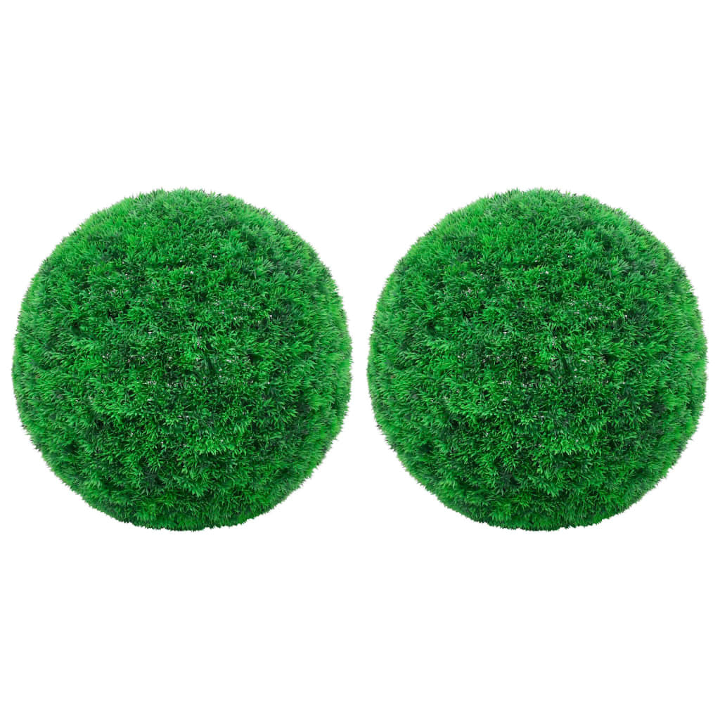 Artificial Boxwood Ball Green Polyethylene Medium