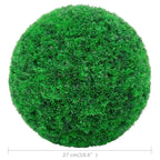 Artificial Boxwood Ball Green Polyethylene Medium