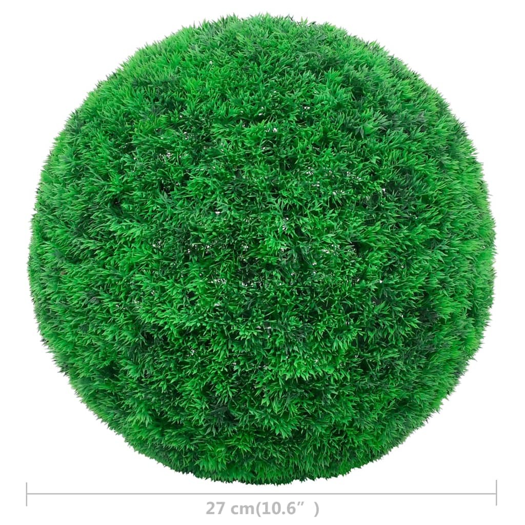Artificial Boxwood Ball Green Polyethylene Medium