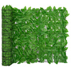 Balcony Screen Green Polyethylene, Fabric 236.2 x 39.4 in
