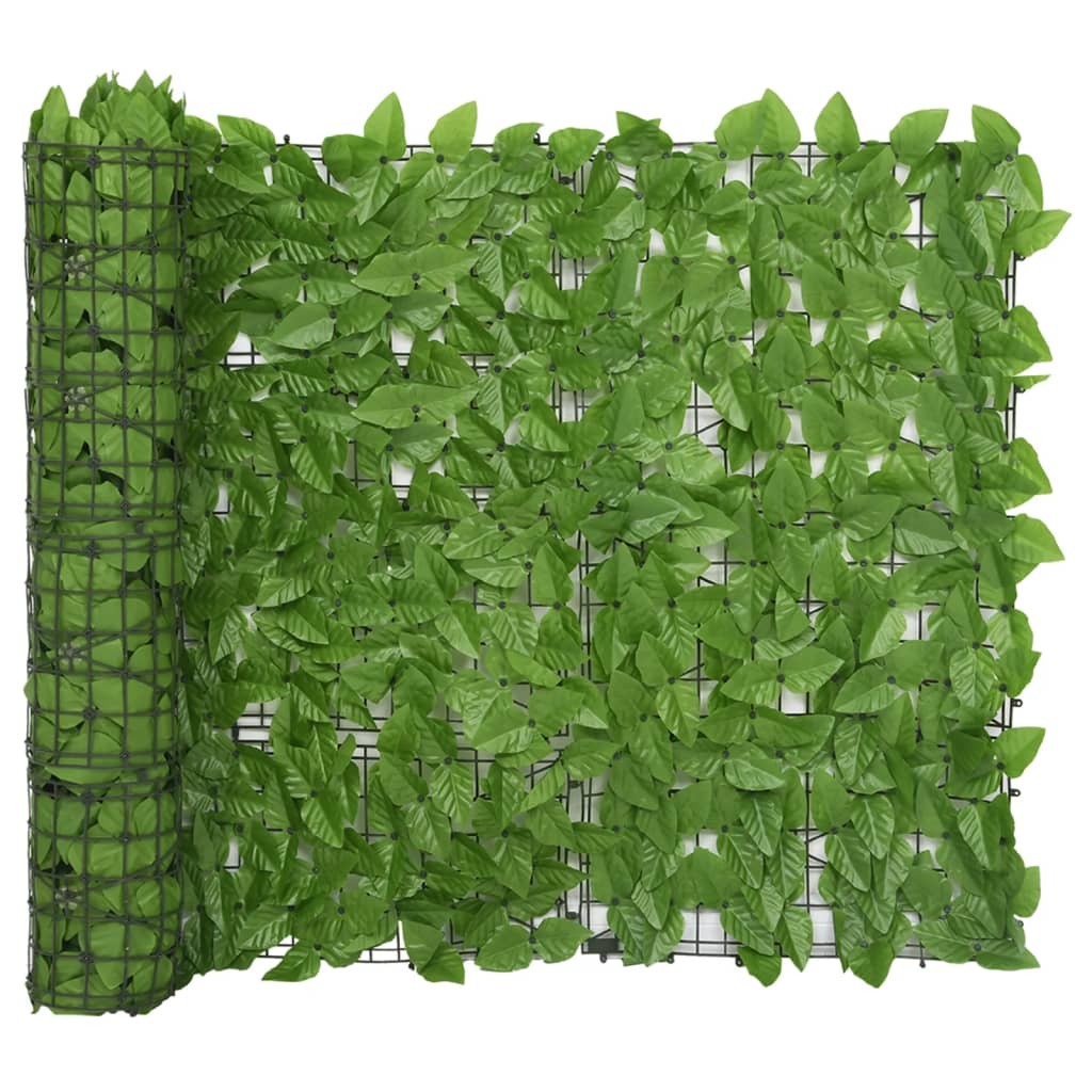 Balcony Screen Green Polyethylene, Fabric 236.2 x 39.4 in