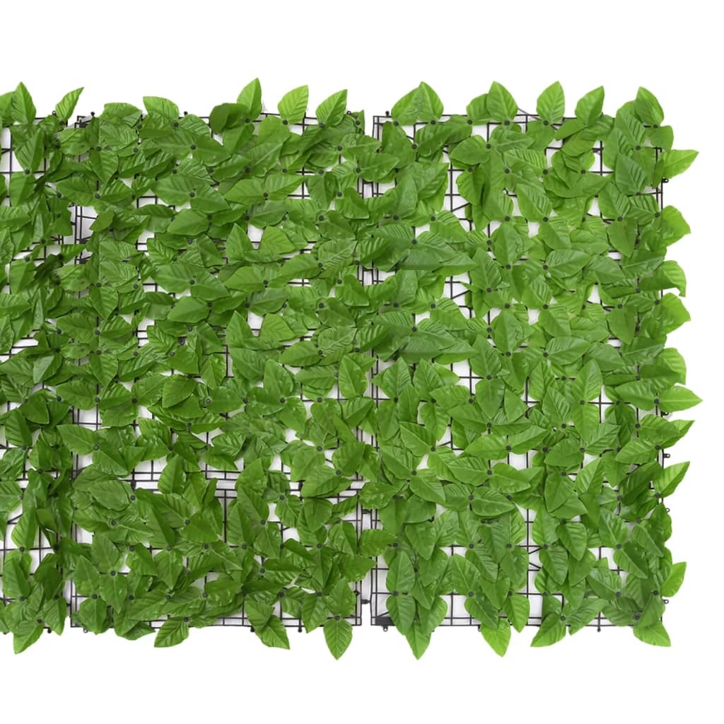 Balcony Screen Green Polyethylene, Fabric 236.2 x 39.4 in