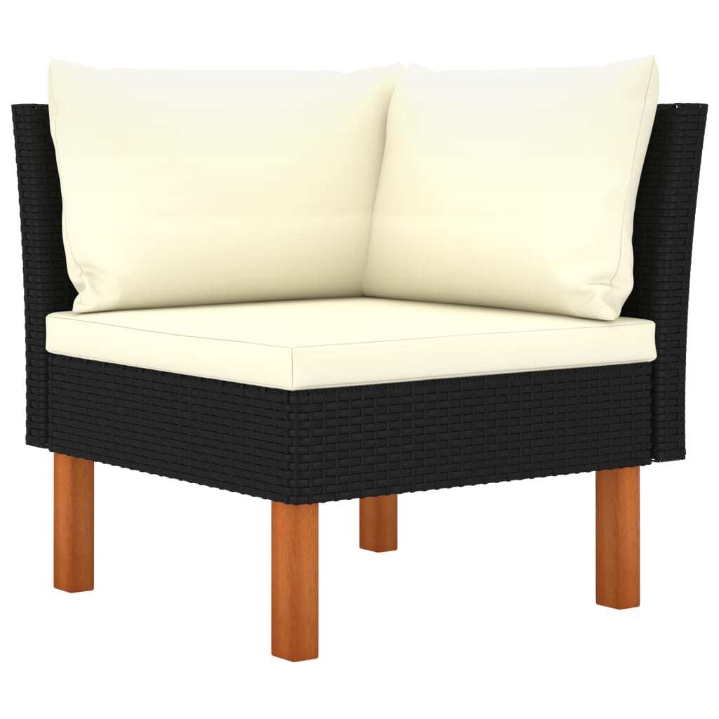 Corner Sofa Black
