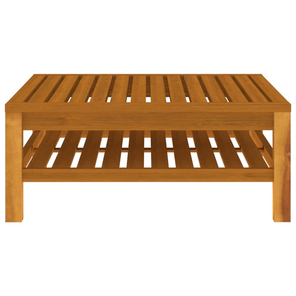 Coffee Table Natural Acacia Wood Solid Acacia Wood Medium Durable