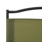 Camping Chair Set of 2 Green 500D Oxford fabric with PE coating