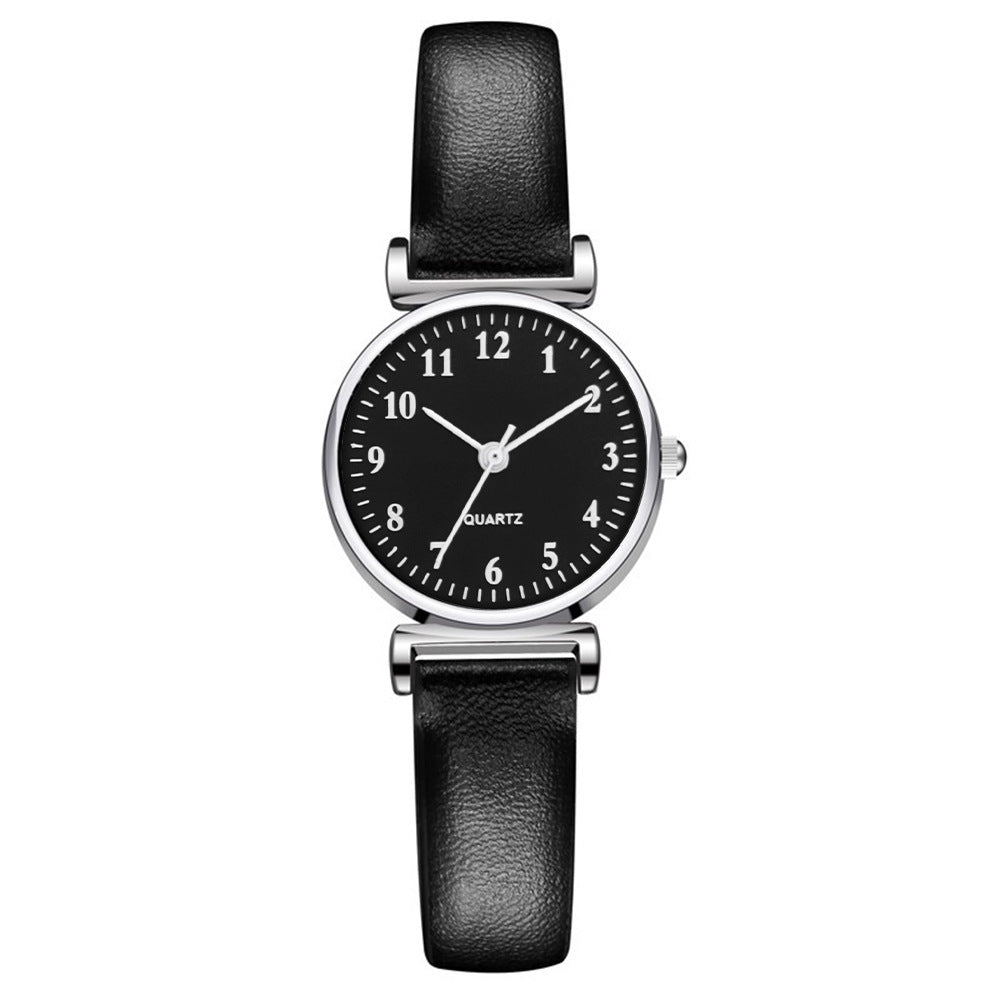Lightweight Student Quartz Watch with Sleek Thin Band