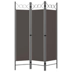 3-Panel Room Divider Anthracite 47.2"x70.9"