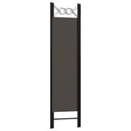 3-Panel Room Divider Anthracite 47.2"x70.9"