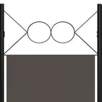 3-Panel Room Divider Anthracite 47.2"x70.9"