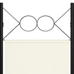 5-Panel Room Divider White 78.7"x70.9"