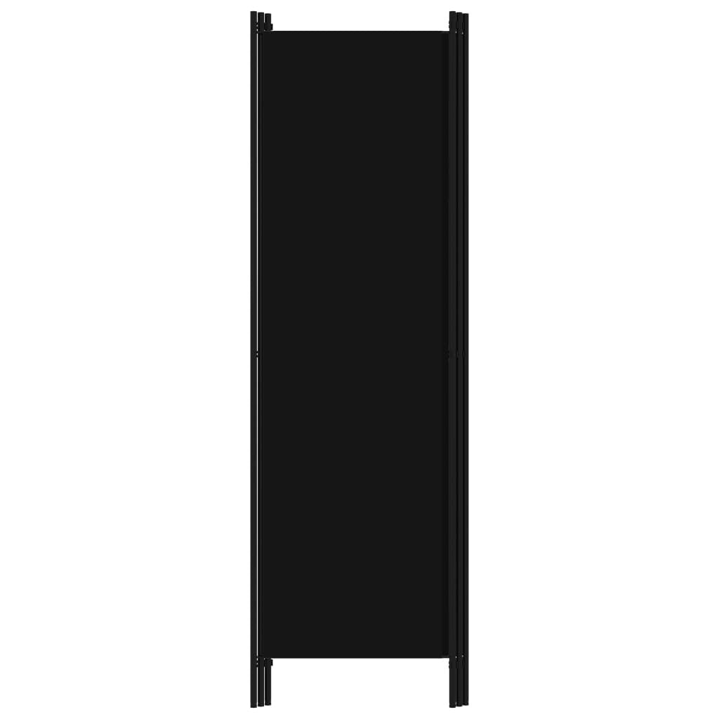 3-Panel Room Divider Black 59.1"x70.9"