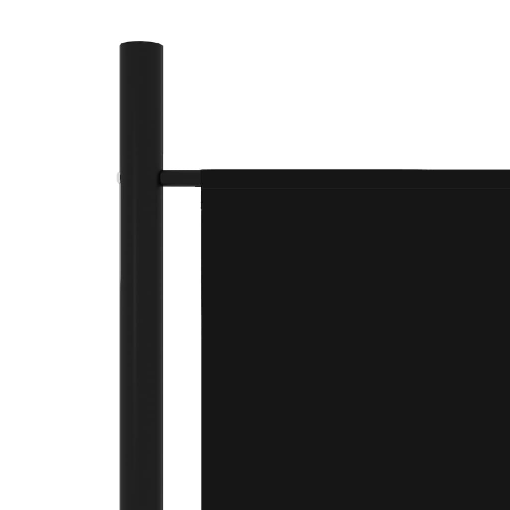 3-Panel Room Divider Black 59.1"x70.9"