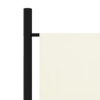 4-Panel Room Divider White 78.7"x70.9"