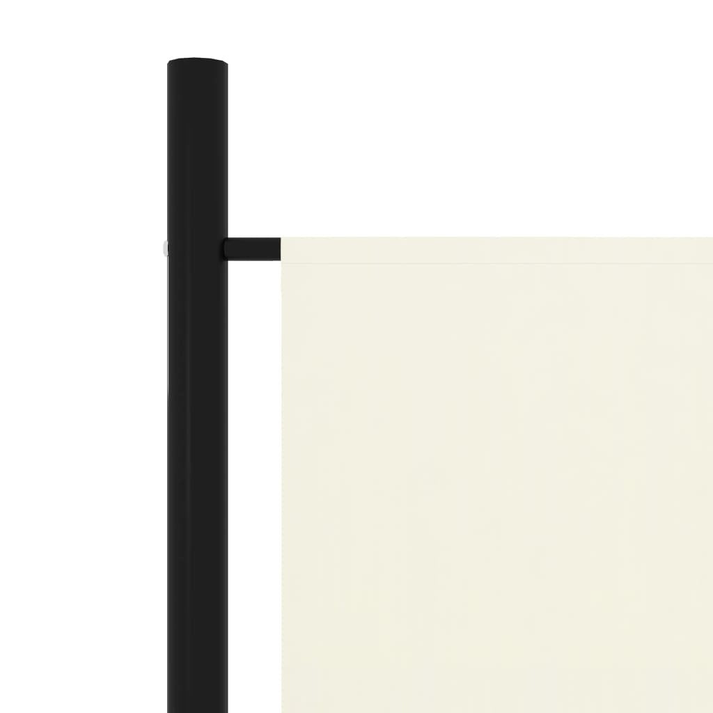 4-Panel Room Divider White 78.7"x70.9"